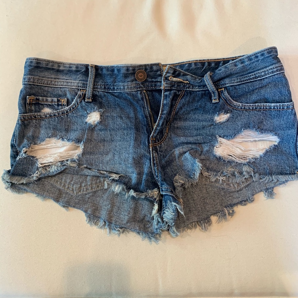 hollister jean shorts